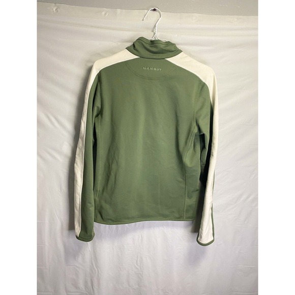 Mammut Womens 1/4 Zip Pullover Cold Tech Performance Jacket Green Size Medium - Picture 2 of 4
